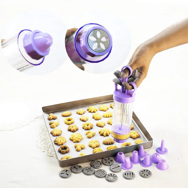 Hoomall 18 шт. пресс форма для Печенье машинка печенья прессы наборы глазури с насадки