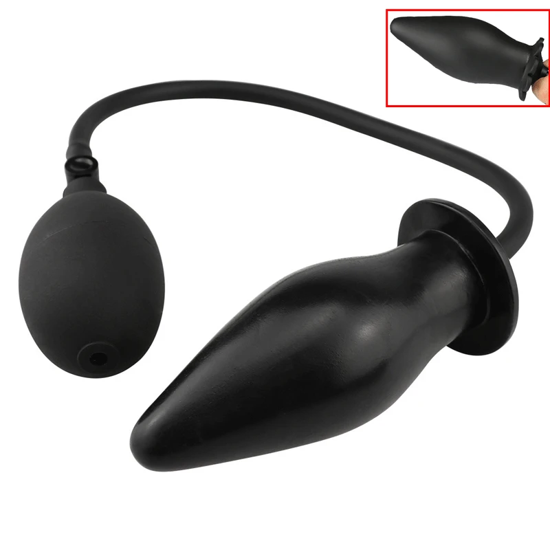 Анальная секс игрушка огромная надувная пробка силиконовая экспансия speculum dilatador