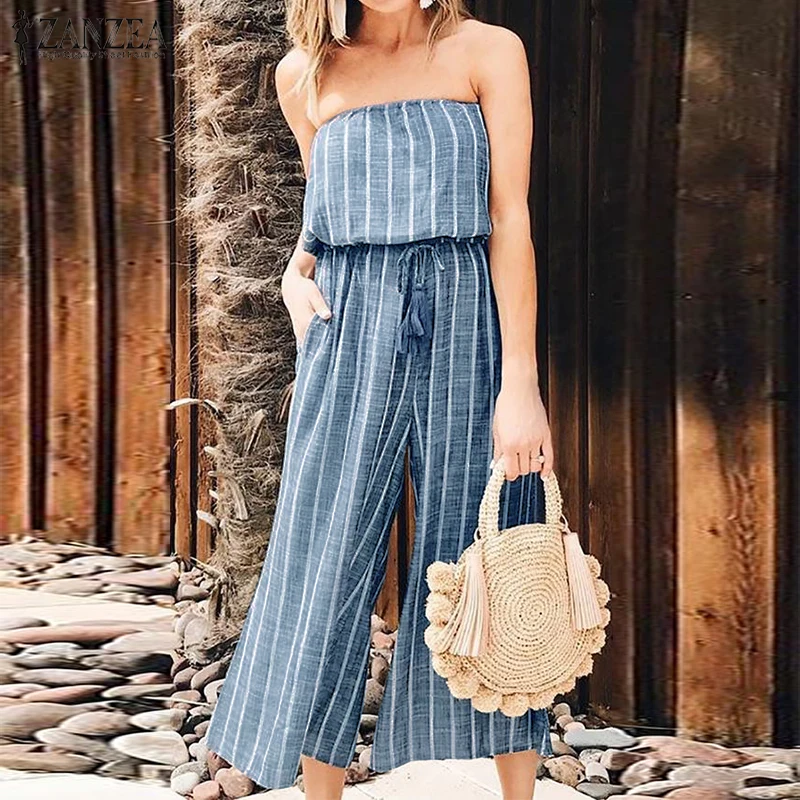 Модные женские туфли Штаны с высокой посадкой Лето 2018 Элегантный Комбинезоны