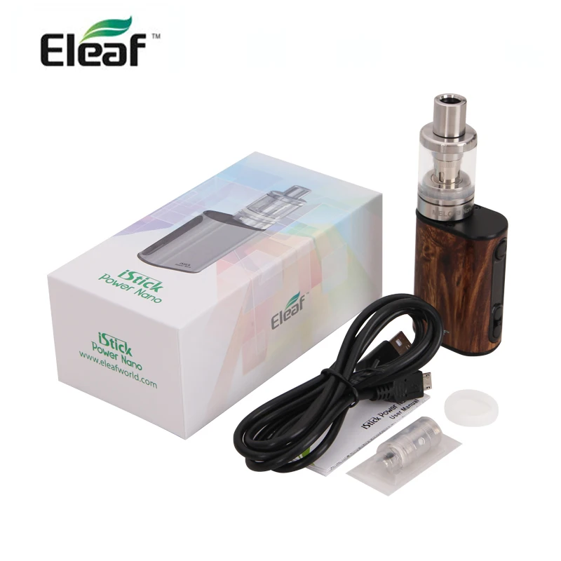 Оригинальный набор Eleaf iStick Power Nano с 2 мл MELO 3 Tank Battery Mod 40 Вт совместим EC Head Vape |