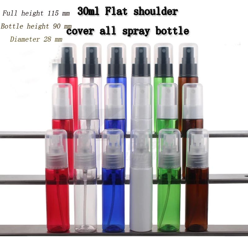 Бесплатная доставка емкость 30 мл 500 шт./лот плоская Наплечная крышка все бутылки с