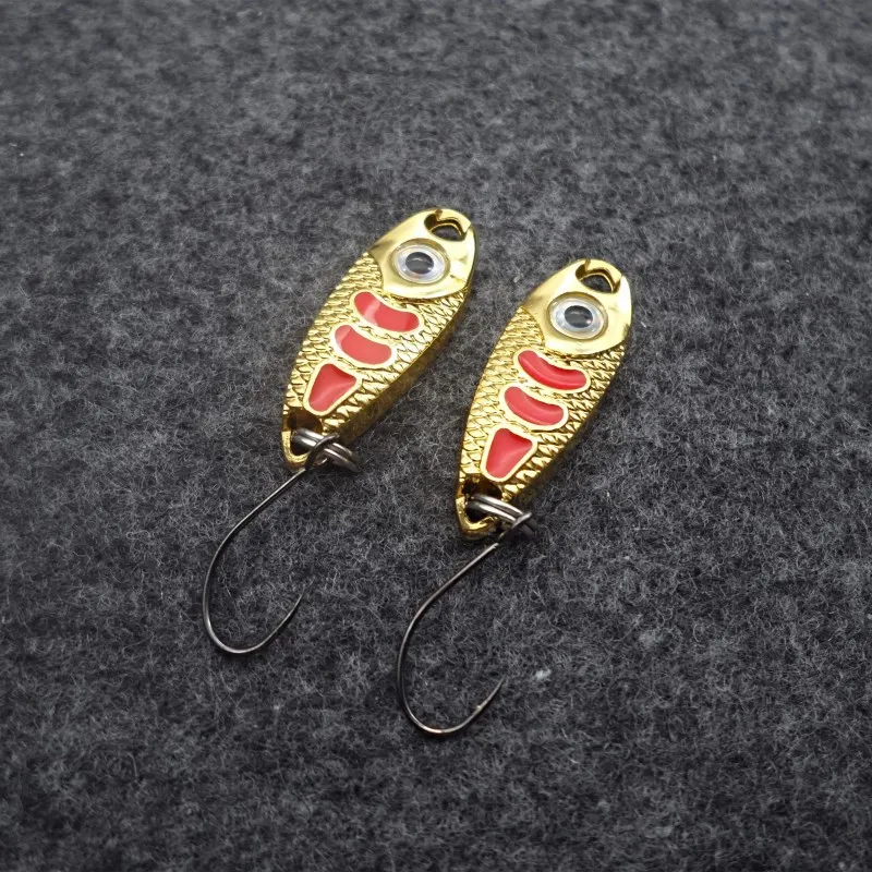1.5g 2.5g 3.5g 5g Spoon Fishing Lure Metal Jigging Baits Hard Tackle Crankbait Jig Swimbait 3 Colors Optional | Спорт и развлечения