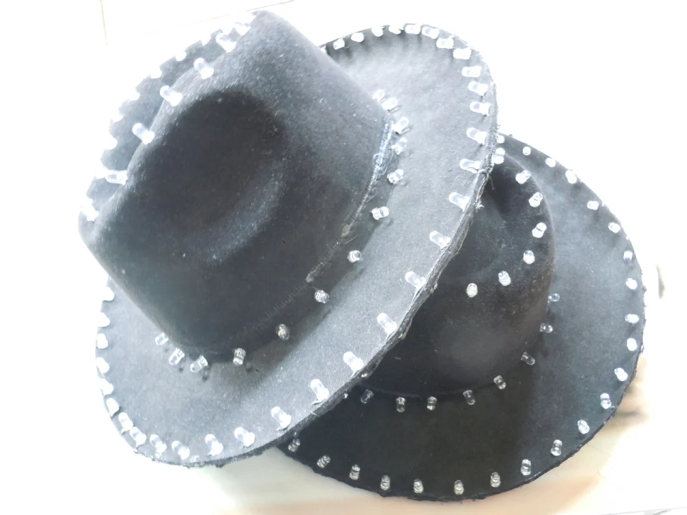 Светодио дный доставка светодиодный головной убор с подсветкой светящийся