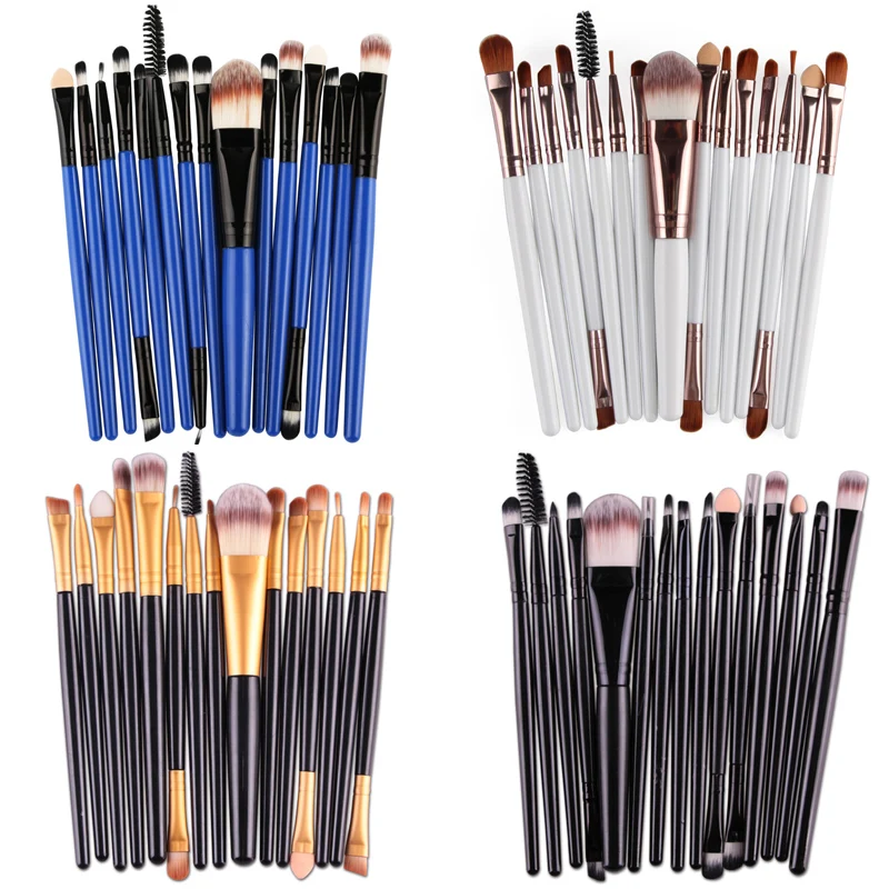 Makeup Brushes Set Professional EyeShadow Contour Foundation Powder Eyeliner Eyelash Lip Blending Brush Cosmetic Beauty Tool Kit | Красота и