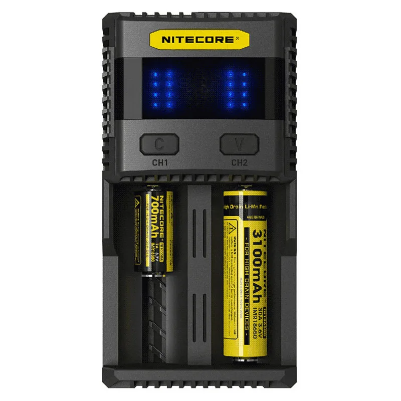 Зарядное устройство Nitecore SC2 интеллектуальное зарядное для аккумуляторов