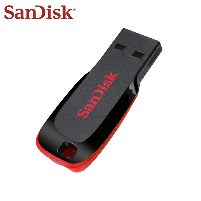 

Двойной Флеш-накопитель SanDisk флэш-накопитель USB Cruzer Blade U диск 32 Гб 64 Гб 128 мини ручка привода USB 2,0 карта памяти флешка