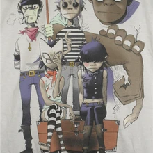 На заказ на холсте художественные Gorillaz плакат музыкальной