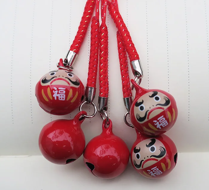 Omamori Damo Bell веревка кулон в форме колокольчика брелок Подвеска DIY сумка для
