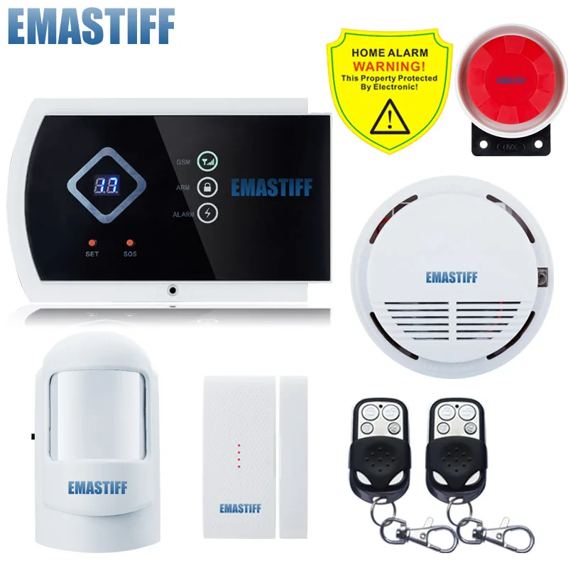 Bundle G G10A светодиодный дисплей Pet Immune PIR сенсор Поддержка Android APP 99+ 2 зоны Беспроводная GSM домашняя система охранной сигнализации - Цвет: Bundle G