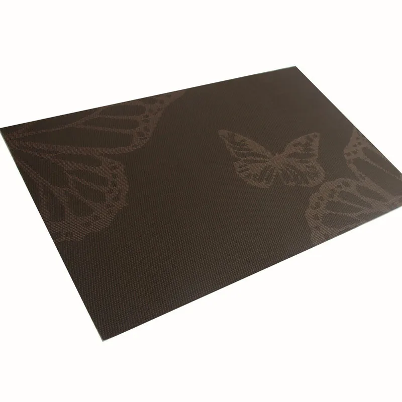 table Mats Sets Crossweave PVC Washable Tableware accessories Durable Dining Table Outdoor 30*45cm Home Decoration | Дом и сад