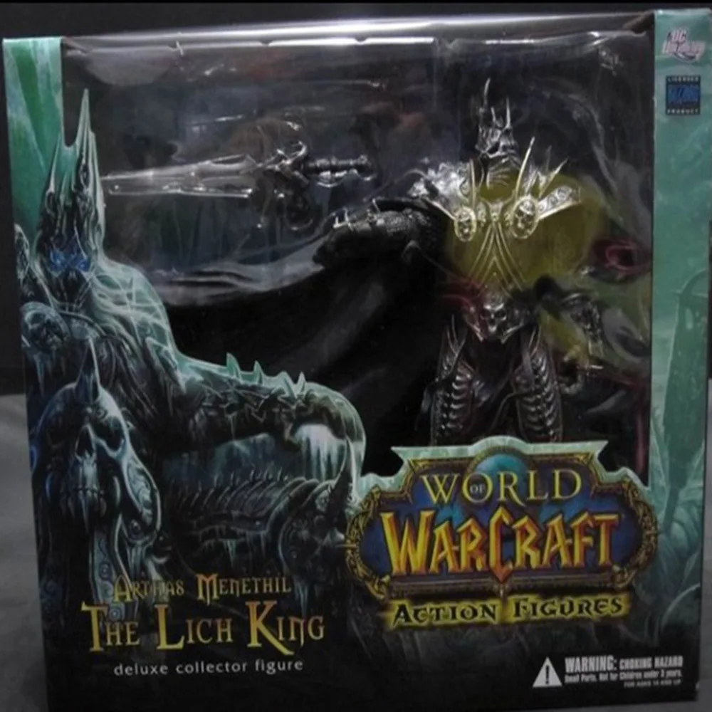Горячая WOW FALL OF THE LICH KING ARTHAS фигурка модель игрушки 21 см для детей подарок Dota 2