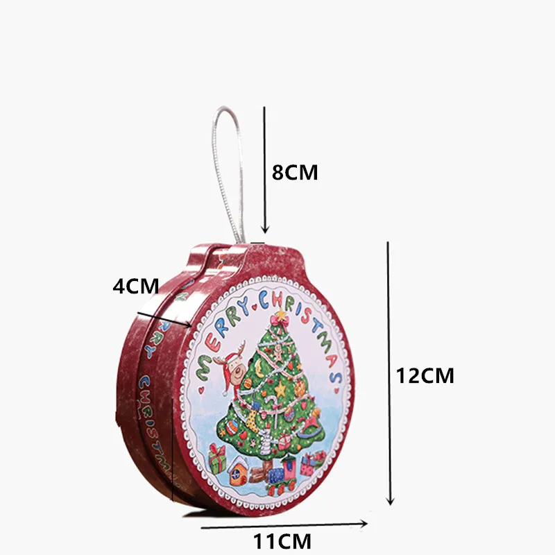 Новый год 2020 конфетные лося Bauble коробки Kerst Рождественская елка украшения для