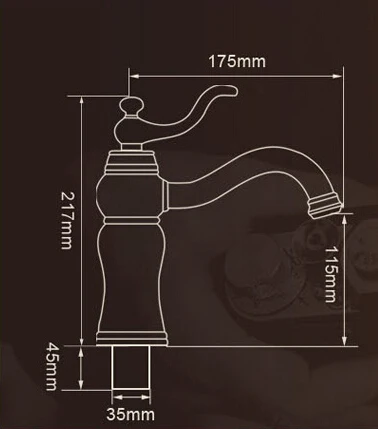 Мраморный кран для горячей и холодной раковины нефритовые краны медный золотой