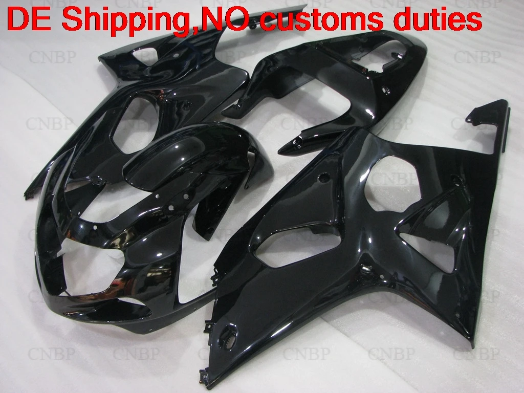 Обтекатель для мотоцикла GSXR 600 750 1000 2001 Комплект кузова GSXR1000 2000 2003 K1 K2 черный
