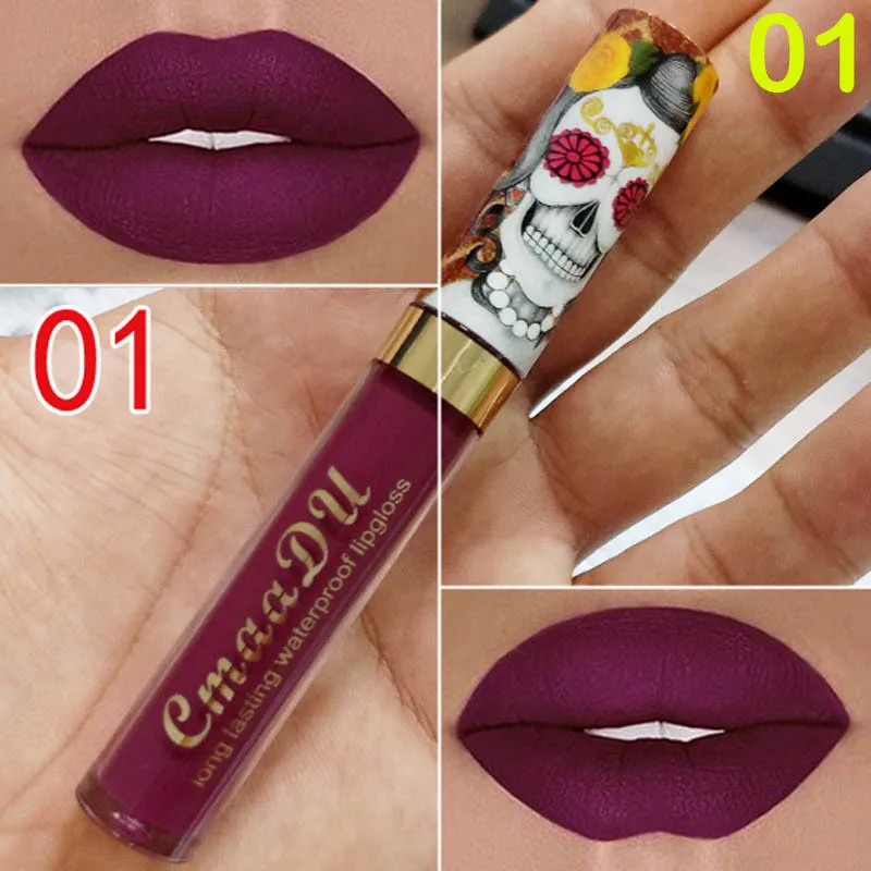 Waterproof Matte Liquid Lipstick Moisturizer Smooth Lip Stick Long Lasting Gloss Cosmetic Beauty Makeup |