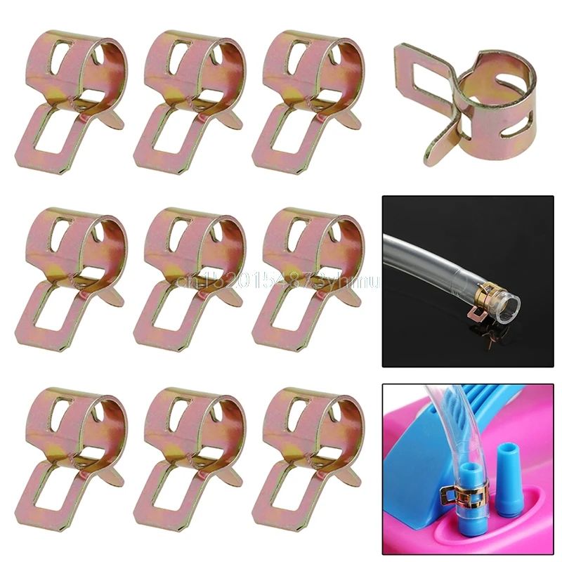 10 шт. 7 мм пружинный зажим для топливной линии шланг водяных труб зажимы воздушных