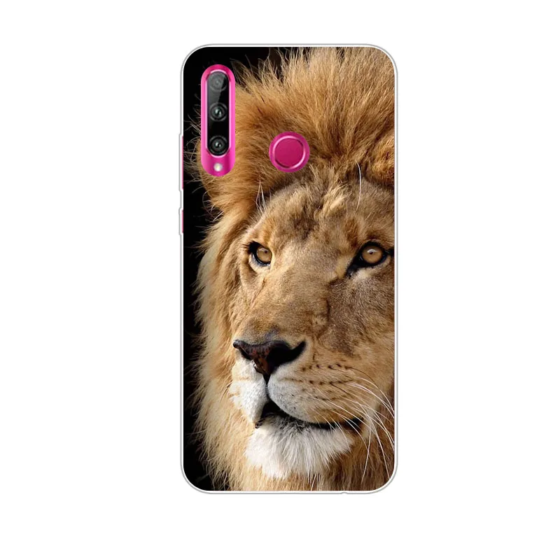 Huawei honor 10i Case Silicon wolf pack Painting Soft TPU Back Cover for honor10i Phone protect cases shell |