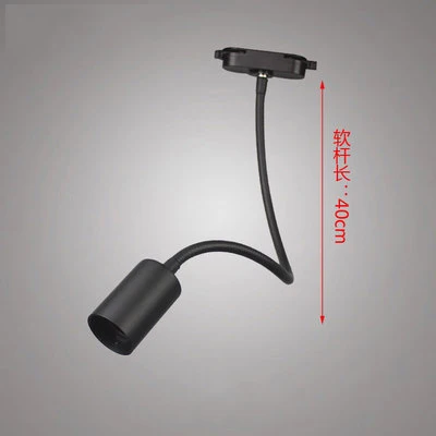 black track installa Светодиодный светильник star wish с длинным полюсом, изогнутый рельсовый светильник для магазина одежды, настенный потолочный светильник - Испускаемый цвет: black track installa