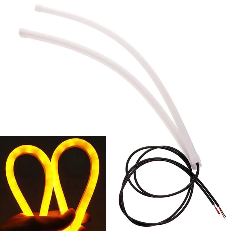 2 шт. 30 см Гибкая Автомобильная Мягкая трубка низкое потребление высокая мощность