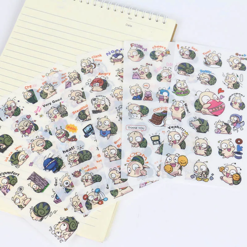 Joylong Kawaii стикер s Скрапбукинг милый мультфильм кошка Улитка Дети DIY творческие