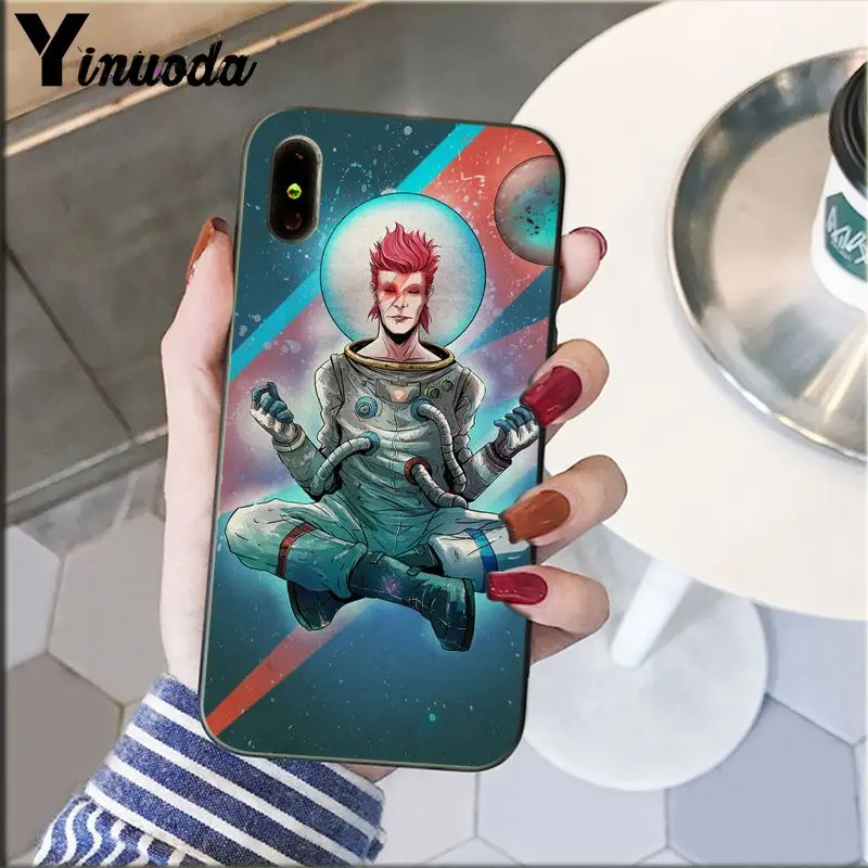 Yinuoda David Bowie чехол для телефона с рисунком DIY iPhone 6S 6plus 7 7plus 8 8Plus X Xs MAX 5 5S XR | Мобильные