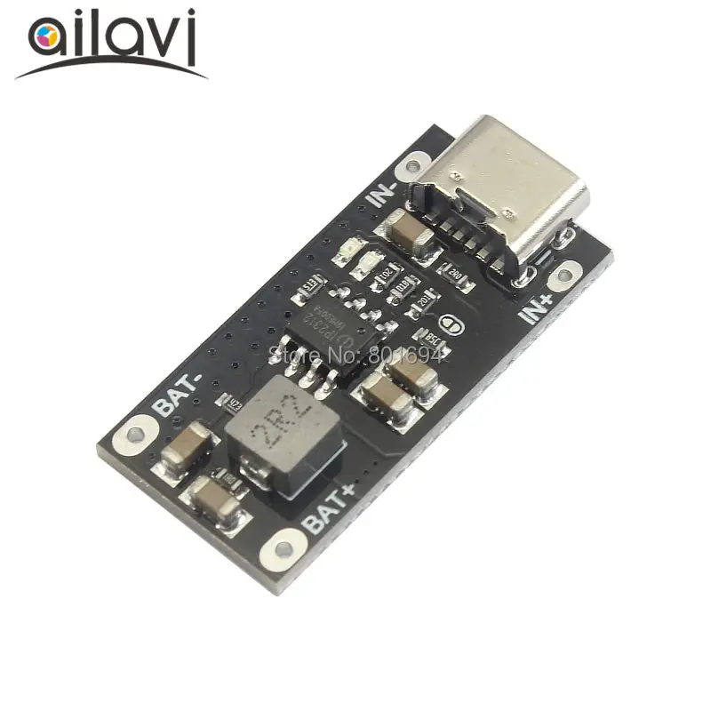 4.2V 3A высокий ток 3.7V3.6V литий-полимерный Батарея быстрая зарядная плата IP2312 при напряжении от 5 В до 4.2V4.35V 18650 трехкомпонентная литиевая Зарядное устройство Модуль - Цвет: 4.2V