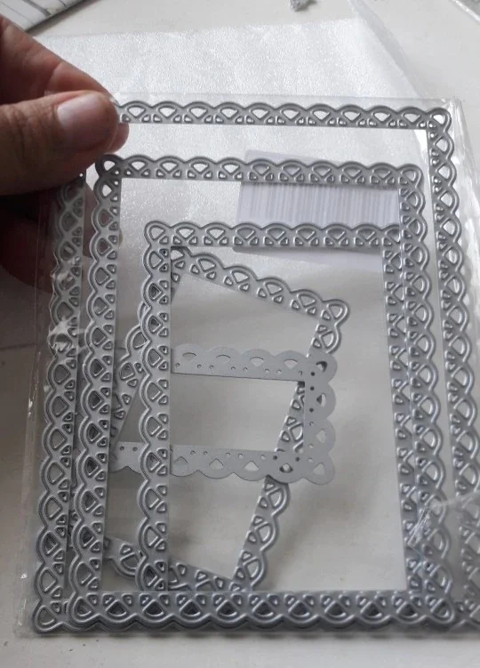 5 шт./компл. Прямоугольные рамки для скрапбукинга DIY Фотоальбом создания