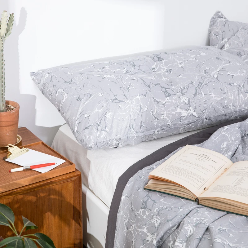 2018 волны серый стеганое летнее одеяло 100% хлопок ткань полиэстер наполнитель Twin