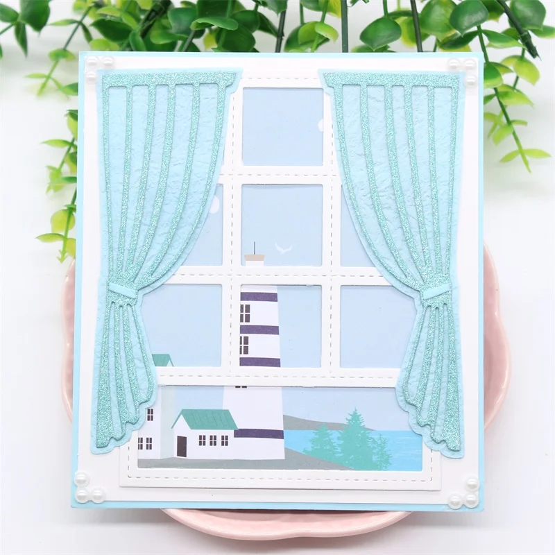 KSCRAFT занавес металлические режущие штампы трафареты для DIY