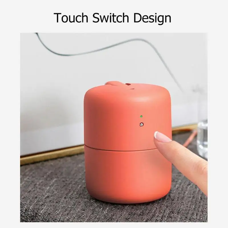 Xiaomi VH 420 мл USB Настольный увлажнитель, бесшумный, с сенсорным управлением, анти-сухой дизайн, для дома и офиса, мини-очиститель воздуха, диффузор, увлажнитель