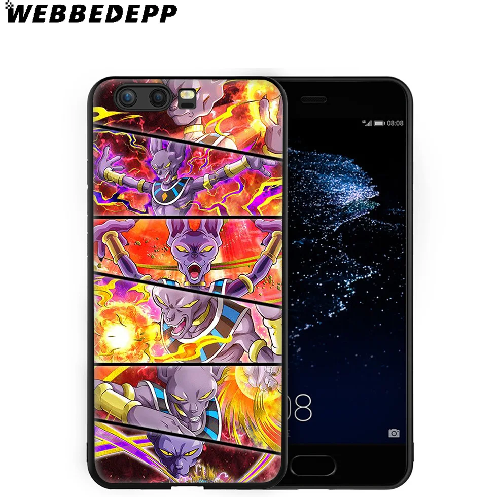 Мягкий чехол Dragon Ball Z Whis beerus для Huawei P8 P9 P10 P20 P30 Lite Pro P Smart Plus 2019 Y6 Prime 2018 2017 Mini |