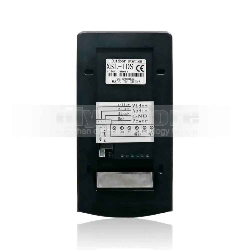 DIYSECUR 7 inch Touch Button Video Door Phone Intercom Doorbell IR Night Vision HD 300000 Pixels Camera 1V2 | Безопасность и