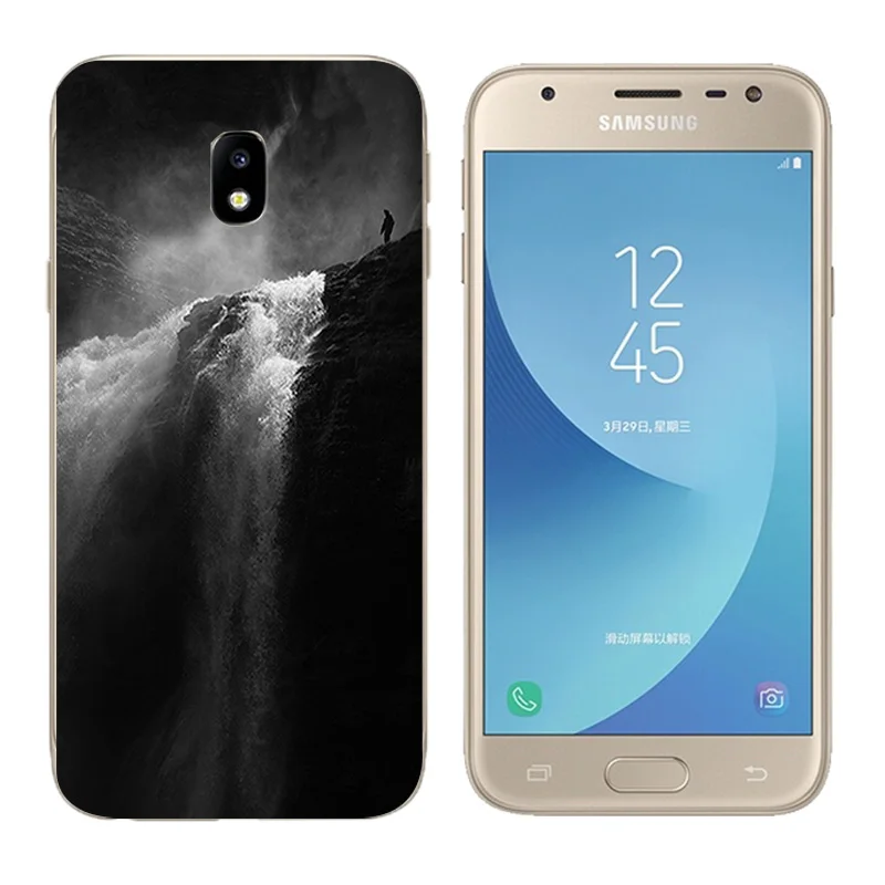 Чехол для телефона Samsung Galaxy J3 2017 J330F Pro (версия ЕС) чехол с принтом персонажа Мягкий