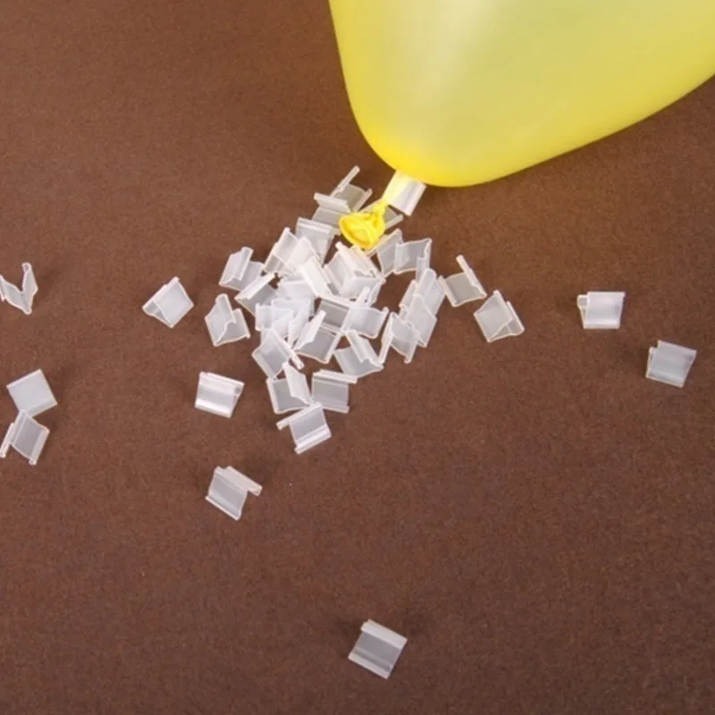 Горячая продажа 100 шт. латексные шары ПВХ зажимы для воздушных шаров