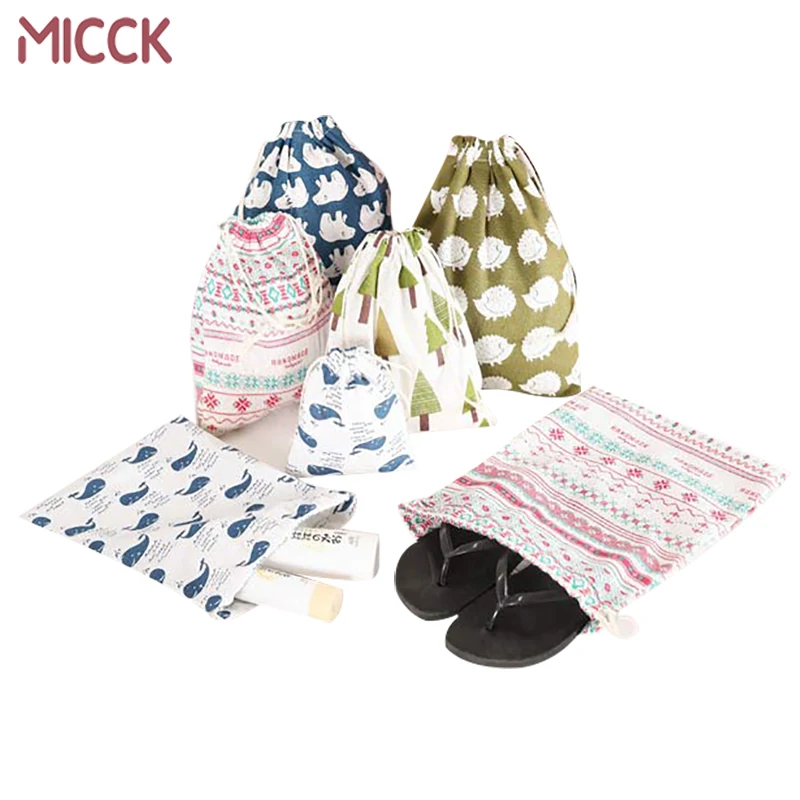 MICCK дорожная сумка для хранения игрушек нижнее белье для хранения обуви детские игрушки Органайзер на шнурке Косметические Сумки для конфет