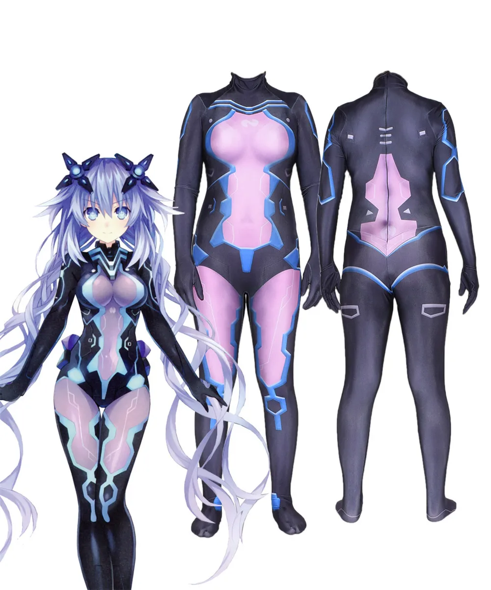 Hyperdimension игры Neptunia супергероя Косплэй Хэллоуина комбинезоны костюмы на Хэллоуин