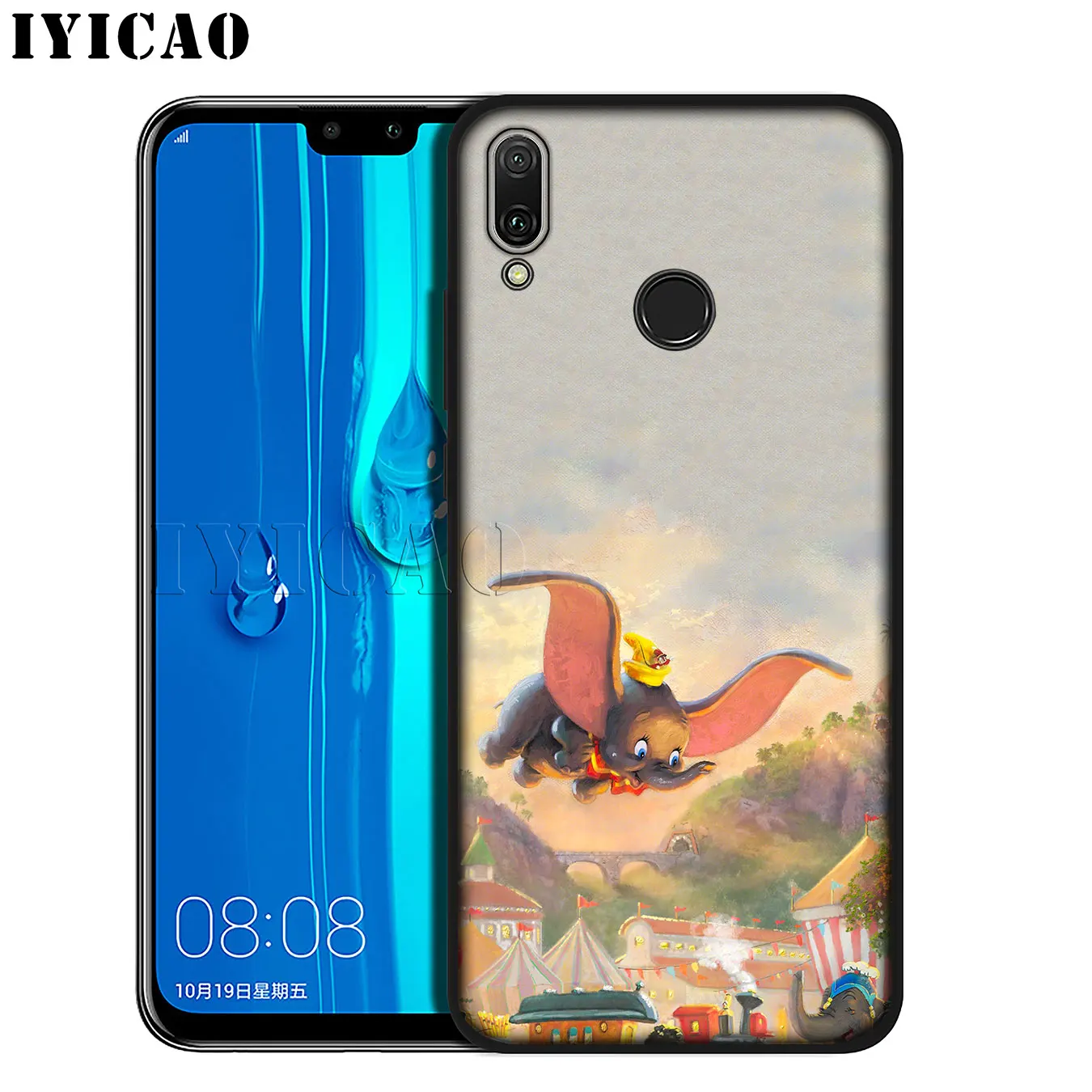 IYICAO Забавный Мягкий силиконовый чехол для телефона с изображением слона Huawei Mate 30