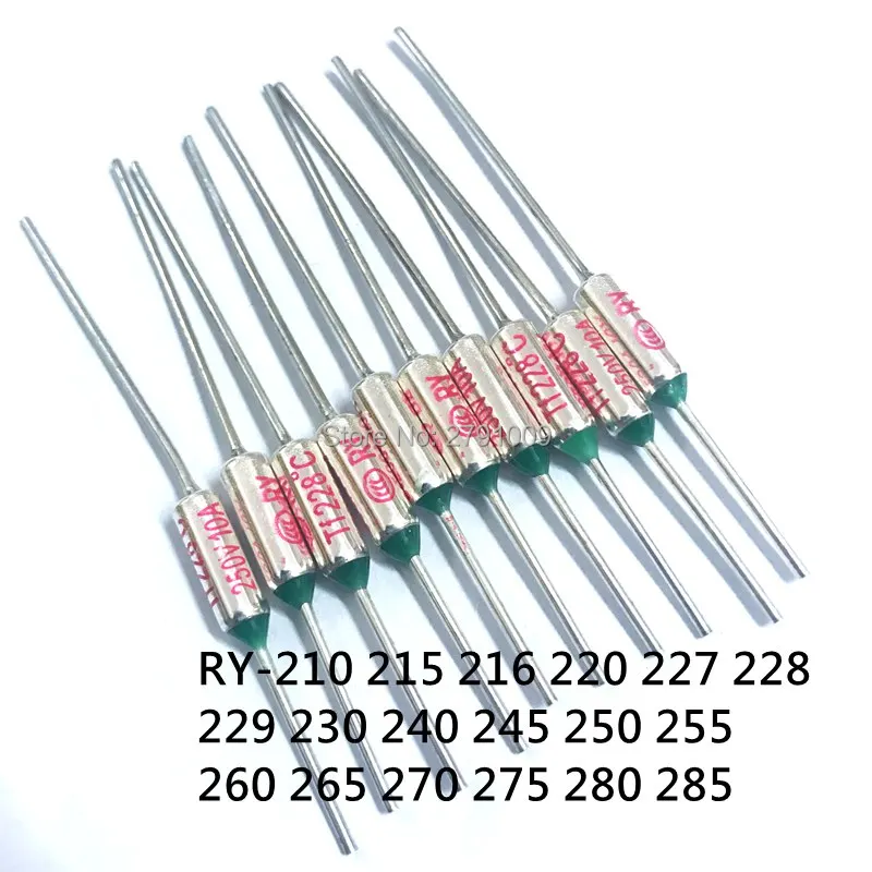 TF Температурный выключатель предохранитель RY 240 250C 10A 250V провод безопасности для