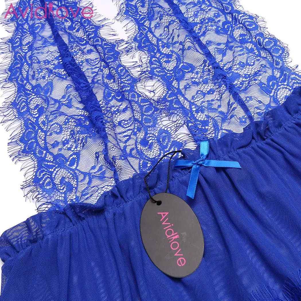 Avidlove женское сексуальное нижнее белье Babydoll эротические костюмы без рукавов