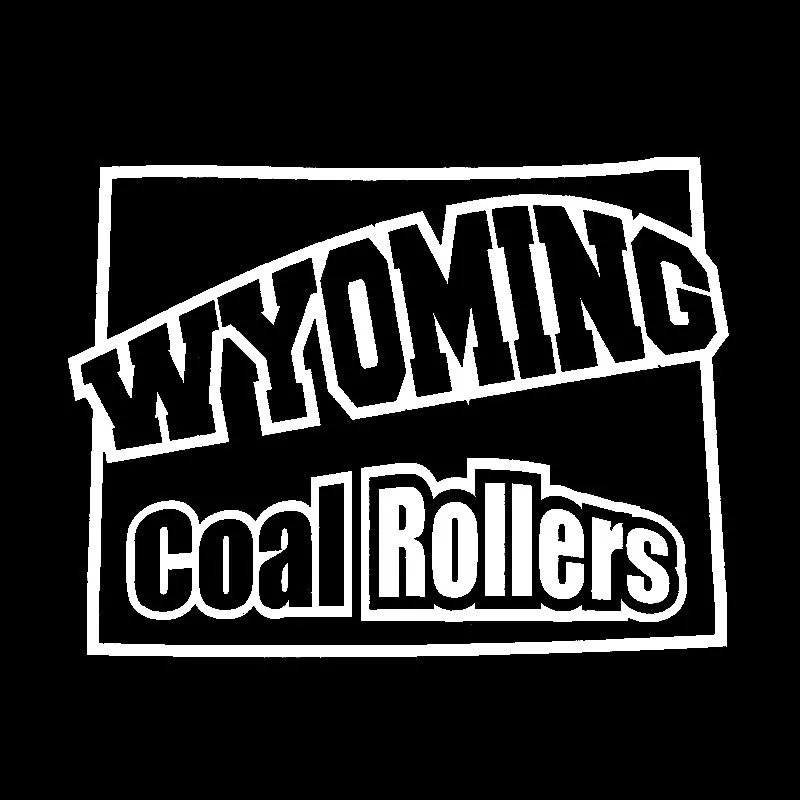 YJZT 14 8 см * 11 2 Вайоминг Coal Rollers виниловые наклейки в виде Фотообоев c переводными