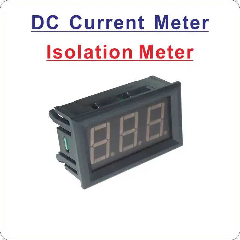 Black-Isolation YB27C светодиодный цифровой амперметр постоянного тока измеритель тока ампер тестер постоянного тока 0-10A 20A 50A 100A 200A 300A 500A 1000A амперметр ампер Панель метр - Цвет: Black-Isolation