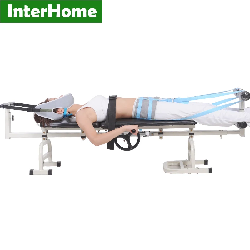 Терапевтическая массажная койка шейный Поясничный Бандаж Тяговый стол