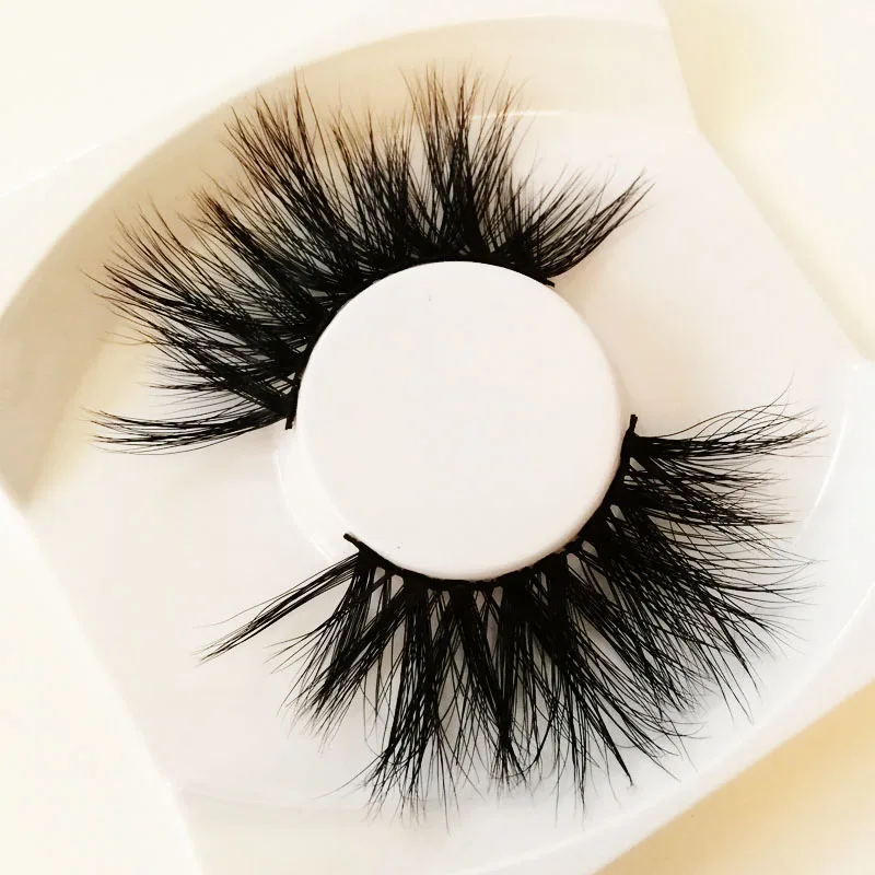 25mm mink eyelashes 3D long hair fluffy lashes dense thick | Красота и здоровье