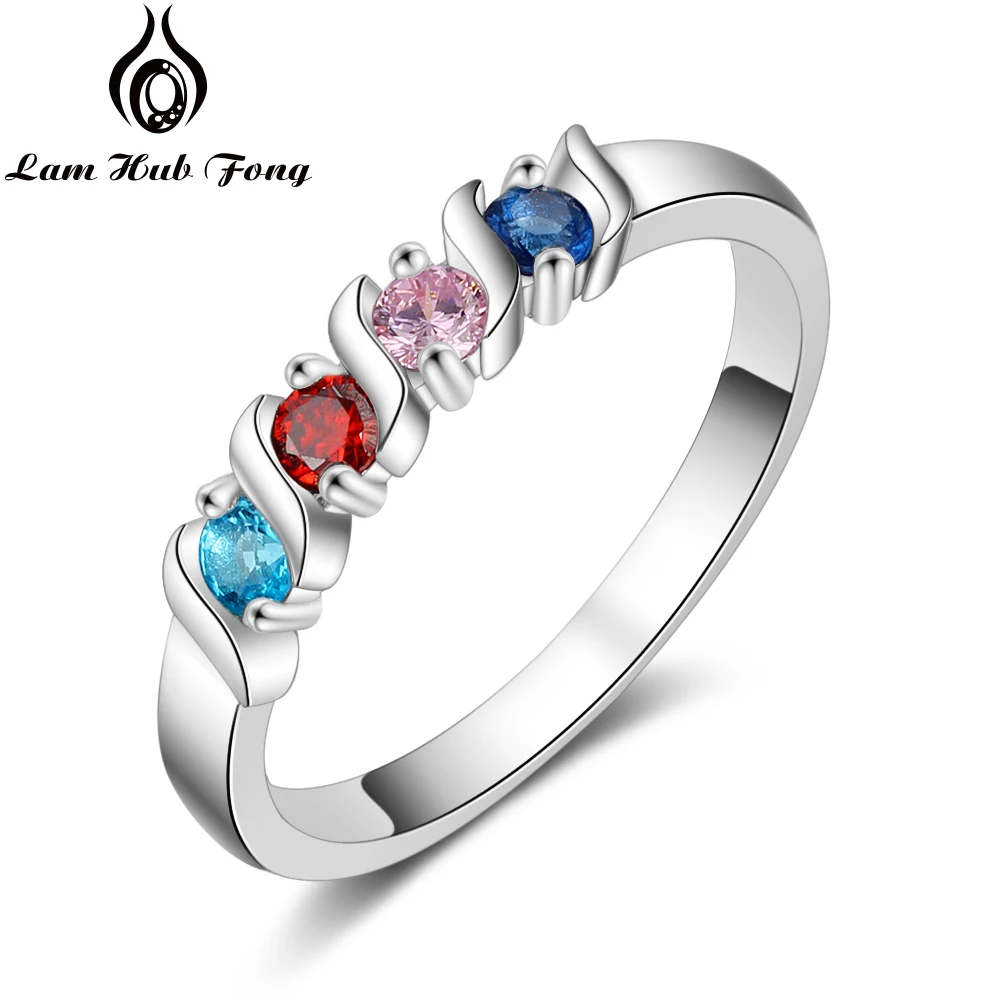 кольцо с 4 камнями. кольцо. кольцо. помолвочное кольцо лотос золото. 4 name birthstone ring.