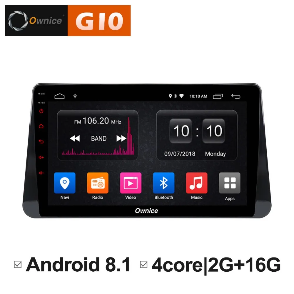2 Гб ОЗУ + 16 ПЗУ Android 8 1 четырехъядерный 10 дюймовый автомобильный DVD-плеер для Nissan