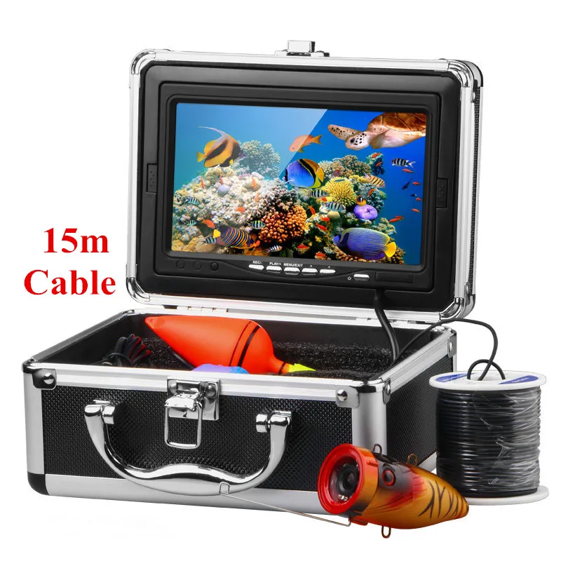 

7" LCD HD Underwater Video Camera System Fish Finder with 15m cable