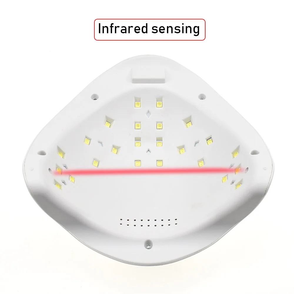 Набор для ногтей с 48/40/6W UV Led Lamp10 Цвет лак для ногтей Гель-лак акриловый Фрезер для ногтей cо шлифовальными комплект база и лаки для ногтей Гель-лак для маникюра, набор инструментов