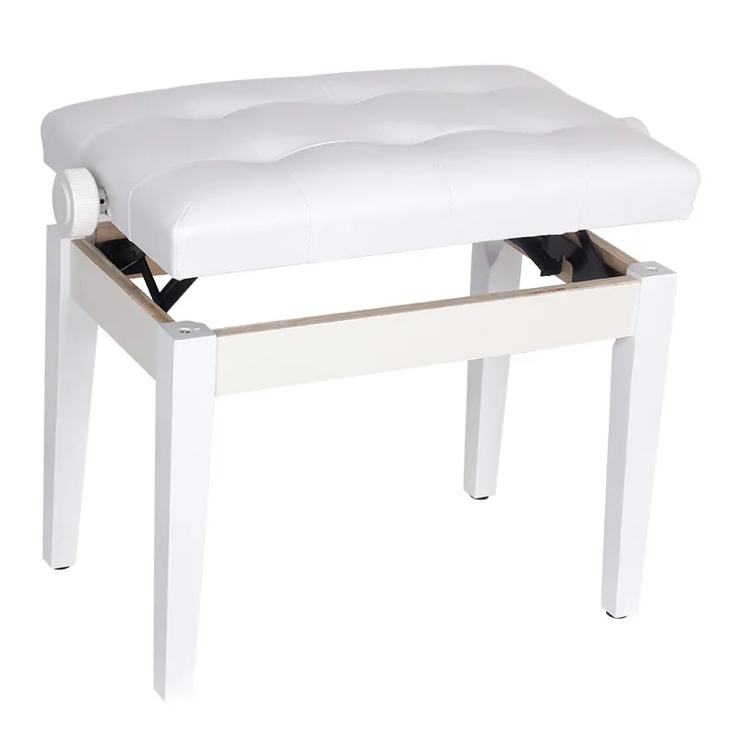 Рояльный стул из цельного дерева может быть приподнята и опущена клавиатура одно