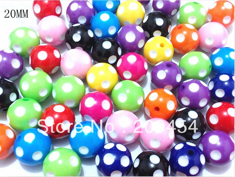 Бусины в горошек разных цветов крупные бусины из смолы для изготовления детских
