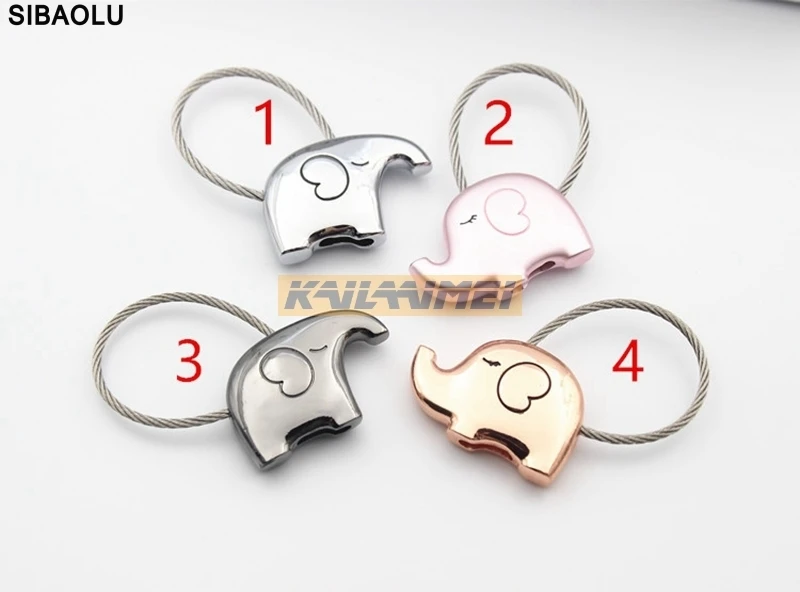 50 компл. Milesi слон для любителей подарок сумка кулон пары ключей брелок брелки